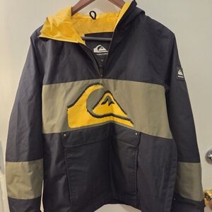 Quiksilver Black and Yellow Jacket